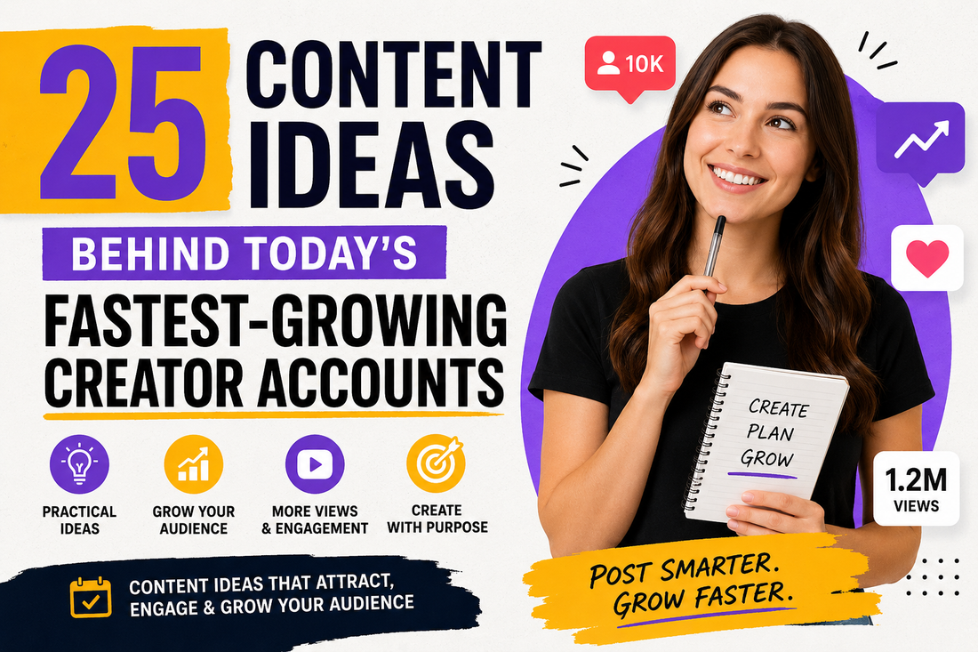 25 Content Ideas Behind Today's Fastest-Growing Creator Accounts