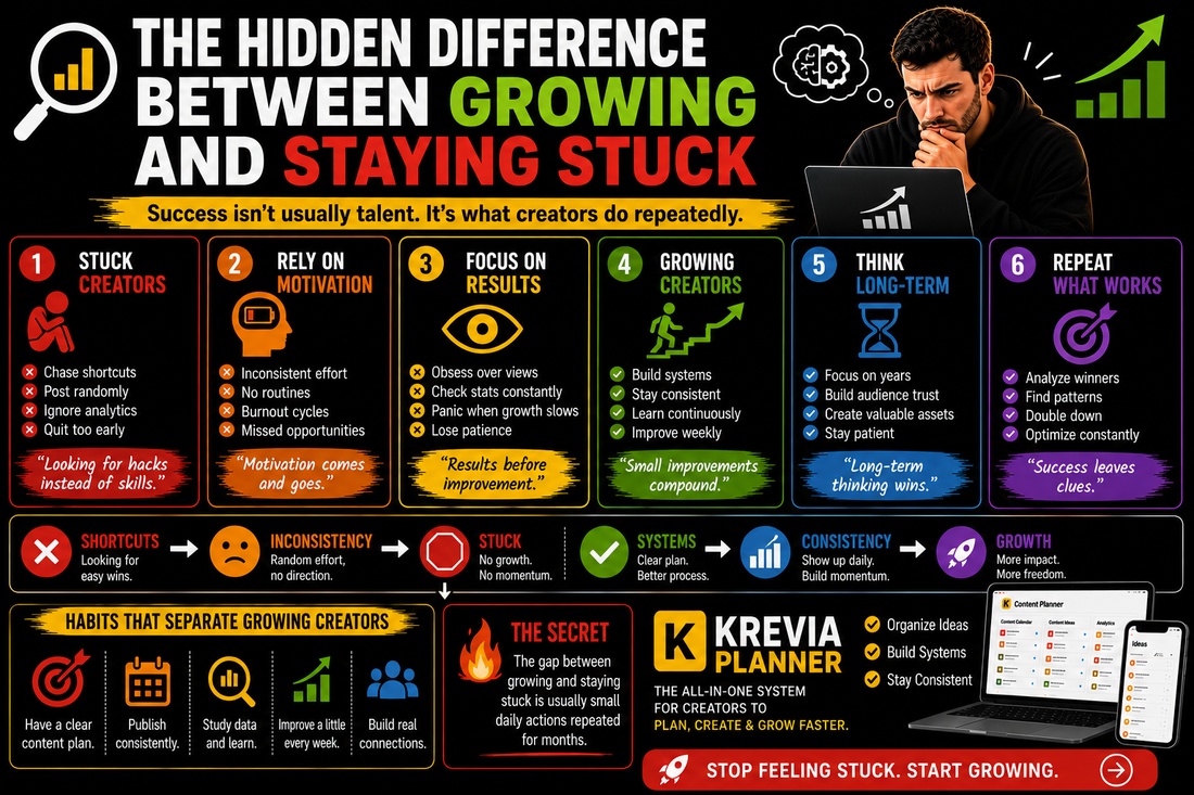 The Hidden Difference Between Growing And Staying Stuck