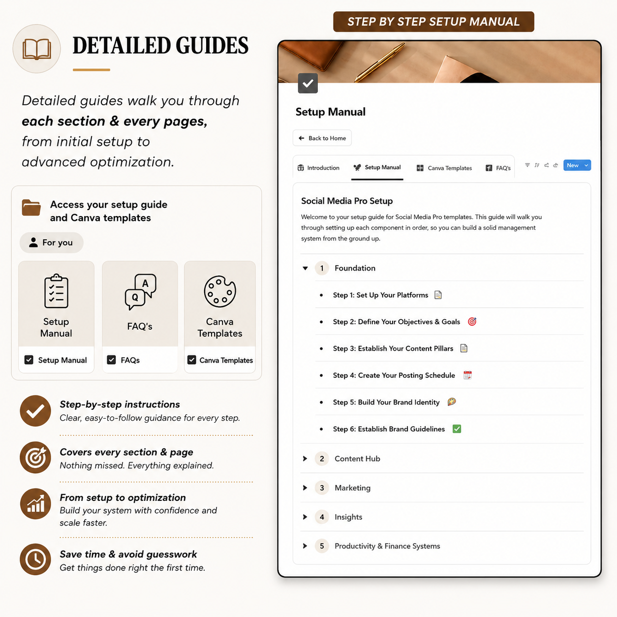 Creator Content Planner & Social Media Dashboard | Notion Template